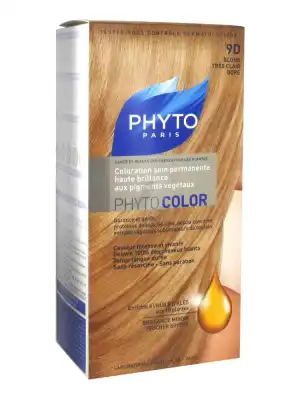 Phytocolor Coloration Permanente Phyto Blond Tres Clair Dore 9d à Lesparre-Médoc