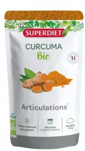 Superdiet Curcuma Bio Poudre Pot/200g