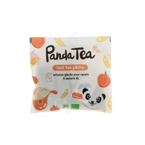 Panda Tea Iced Tea Peche Tisane Xxl 4 Sachets