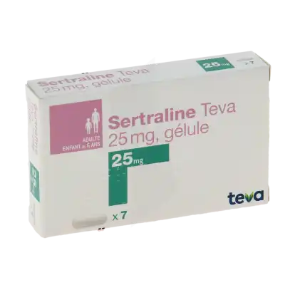 Sertraline Teva 25 Mg, Gélule à Eysines