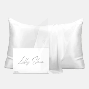 Lilly Skin Soie 50x70 Blanc X1