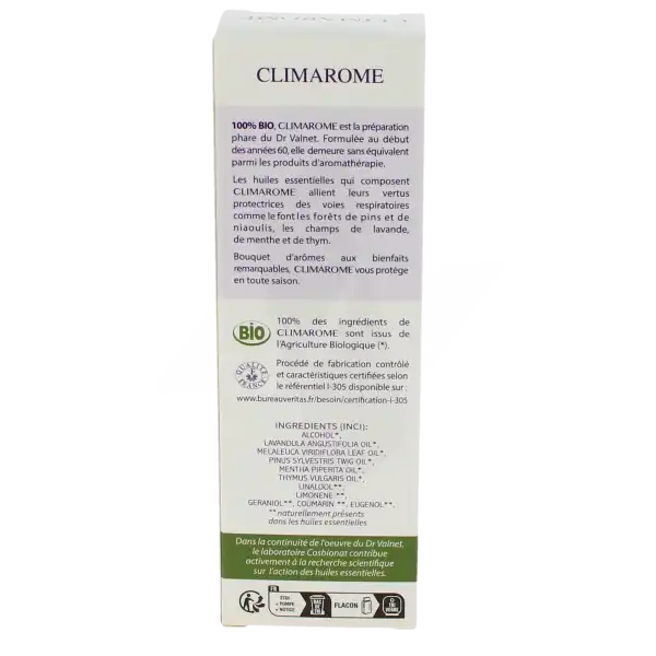 Docteur Valnet Climarome Voies Respiratoires 50ml