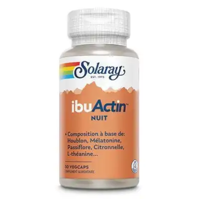 Solaray Ibuactin Nuit Capsules Végétales B/30 à Libourne