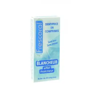 Frescoral Dentifrice Comprimés Blancheurs B/20