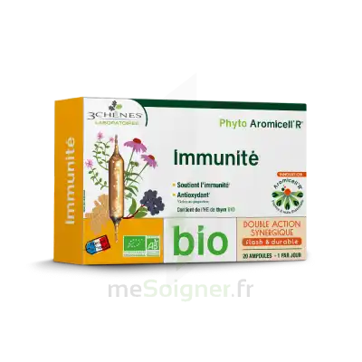 Phyto Aromicell'r Immunité Solution Buvable Bio 30 Ampoules /10ml à Bassens