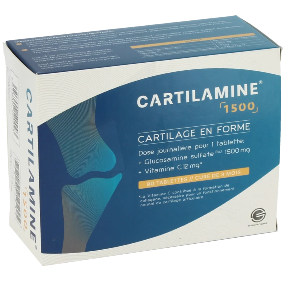 Cartilamine 1500mg Tablettes Articulations B/90