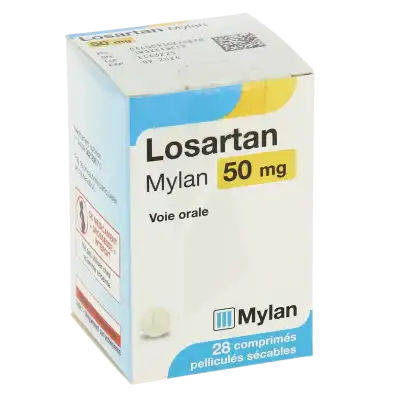 Losartan Viatris 50 Mg, Comprimé Pelliculé Sécable à Chelles