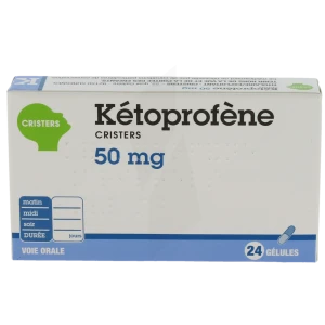 Ketoprofene Cristers 50 Mg, Gélule