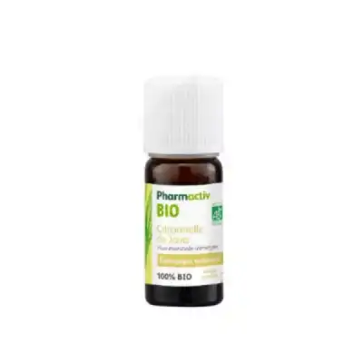 Pharmactiv Bio Huile Essentielle Citronnelle Fl/10ml à SAINT-GERMAIN-DU-PUY