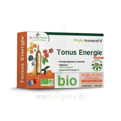 Phyto Aromicell'r Tonus Energie Solution Buvable Bio 30 Ampoules /10ml à Sarrebourg