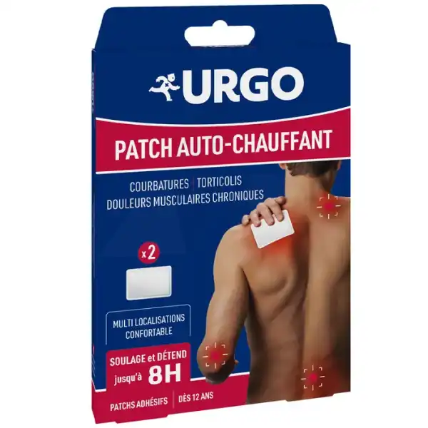 Urgo Patch Multi Localisations Autochauffant B/2