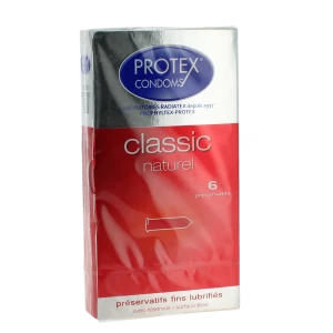 Protex Classic Naturel Préservatif Avec Réservoir B/6