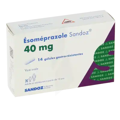 ESOMEPRAZOLE SANDOZ 40 mg, gélule gastro-résistante