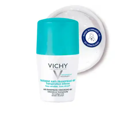 Vichy Déodorant Anti-transpirant Roll-on/50ml à Angers