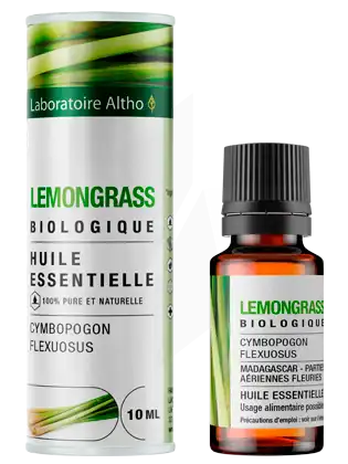 Laboratoire Altho Huile Essentielle Lemongrass Bio 10ml