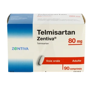 Telmisartan Zentiva 80 Mg, Comprimé