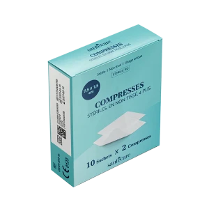 Santecare Compresse St N Tiss 7,5 X 7,5 10 Sachets De 2