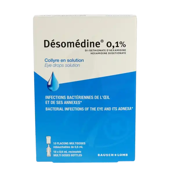 Desomedine 0,1 %, Collyre En Solution