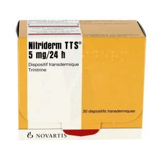 Nitriderm Tts 5 Mg/24 H, Dispositif Transdermique