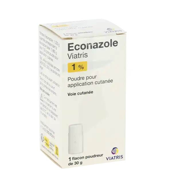 Econazole Viatris 1 %, Poudre Pour Application Cutanée