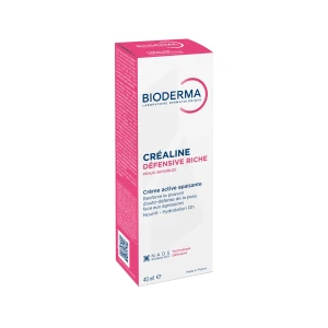 Bioderma Créaline Défensive Crème Active Apaisante Riche Pour Peau Sensible 40ml