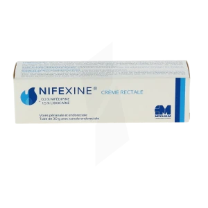 Nifexine, Crème Rectale