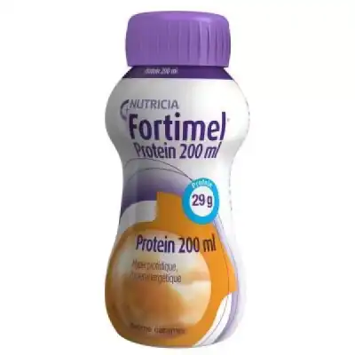 Fortimel Protein Nutriment Caramel 4 Bouteilles/200ml à PARON
