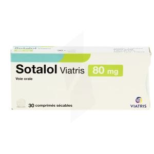 Sotalol Viatris 80 Mg, Comprimé Sécable