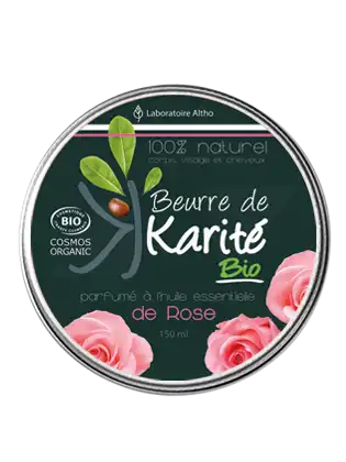 Laboratoire Altho Beurre De Karité Rose Bio 150ml