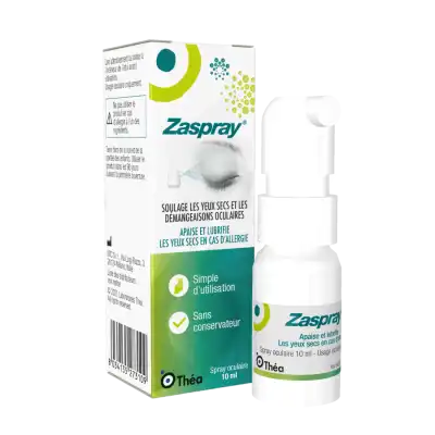Zaspray Spray Oculaire Apaisant Et Lubrifiant Fl/10ml à SAINT-GERMAIN-DU-PUY