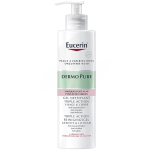 Eucerin Dermopure Gel Nettoyant Triple Action Fl/400ml