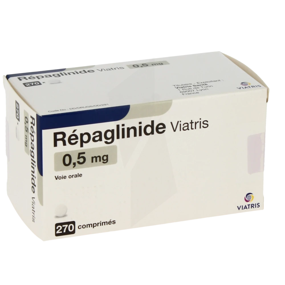 Repaglinide Viatris 0,5 Mg, Comprimé