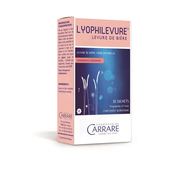 Lyophilevure Poudre Orale 30 Sachets/1g