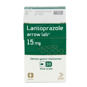 Lansoprazole Arrow Lab 15 Mg, Gélule Gastro-résistante