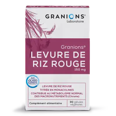 Granions Levure De Riz Rouge Gélules B/30 à La Lande-de-Fronsac