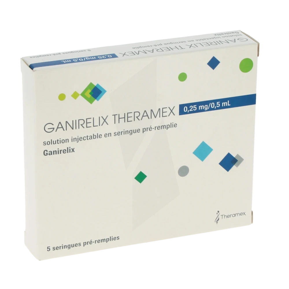 Ganirelix Theramex 0,25 Mg/0,5 Ml, Solution Injectable En Seringue Pré-remplie