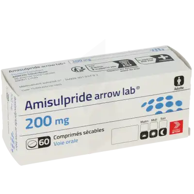 Amisulpride Arrow Lab 200 Mg, Comprimé Sécable à Casteljaloux