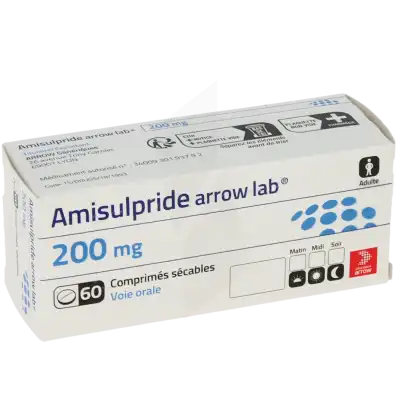 AMISULPRIDE ARROW LAB 200 mg, comprimé sécable