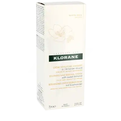 Klorane Crème dépilatoire Zones Sensibles 75ml