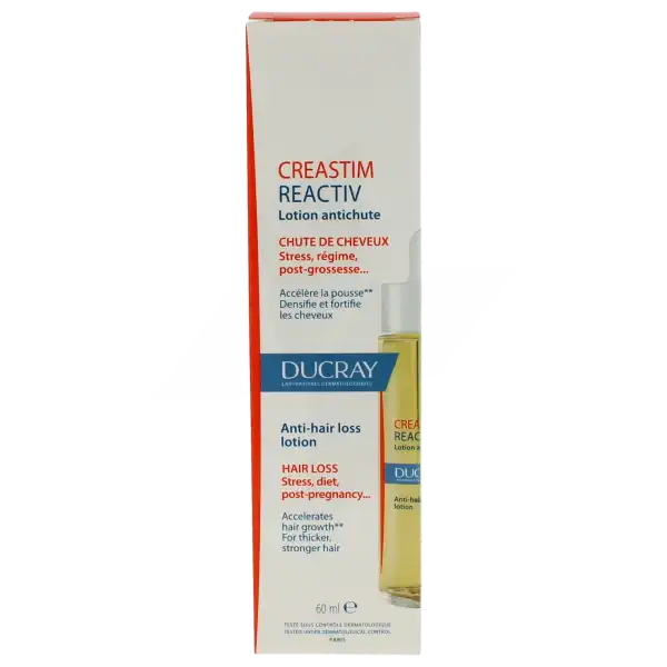 Ducray Anaphase Reactiv Creastim Lotion Anti-chute Fl Cpte-gttes/60ml