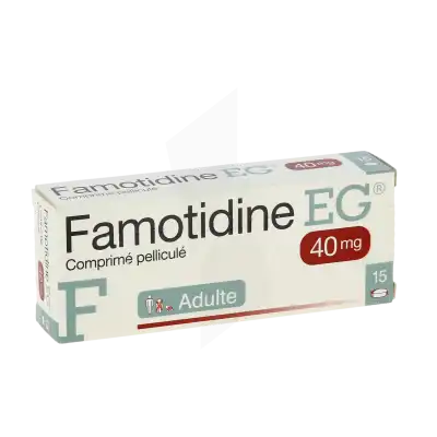 Famotidine Eg 40 Mg, Comprimé Pelliculé à Courbevoie