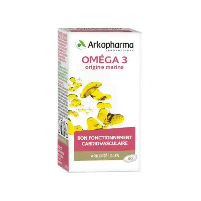 Arkogelules Omega 3 Caps Fl/60 à ARRAS