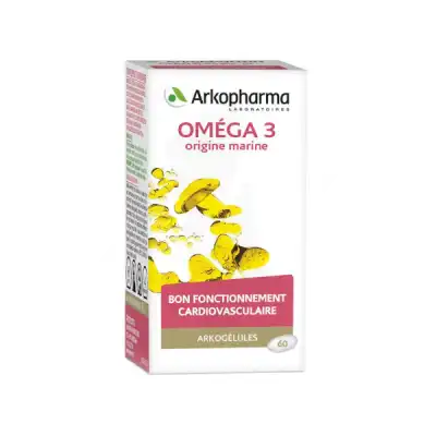 Arkogelules Omega 3 Caps Fl/60 à Cagnes-sur-Mer