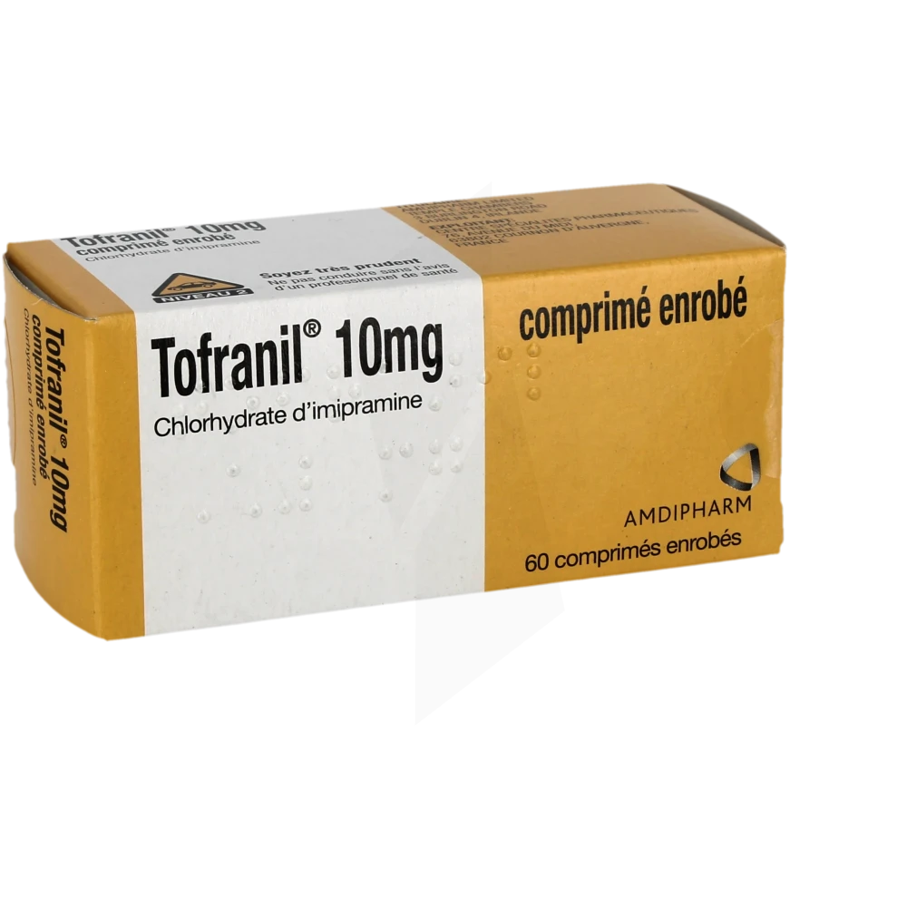 Tofranil 10 Mg, Comprimé Enrobé