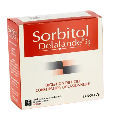 Sorbitol Delalande 5 G, Poudre Pour Solution Buvable En Sachet-dose à ANDERNOS-LES-BAINS
