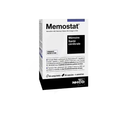 Nhco Nutrition Memostat Comprimés + Capsules B/56+28 à Touques