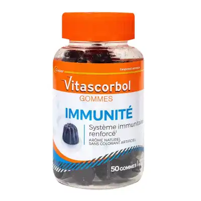 Vitascorbol Gommes Immunité B/50 à UGINE