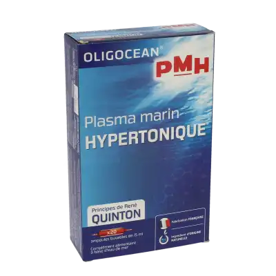 PMH Plasma Marin Hypertonique Solution buvable revitalisant 20 Ampoules/15ml