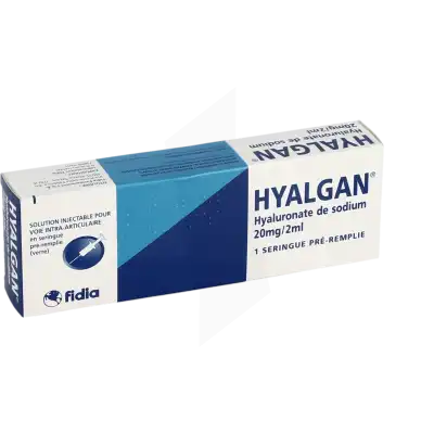 Hyalgan 20 Mg/2 Ml, Solution Injectable Pour Voie Intra-articulaire En Seringue Pré-remplie à Notre-Dame-de-Bellecombe