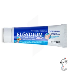Elgydium Junior Protection Caries Pâte Dentifrice Bubble 7-12ans T/50ml